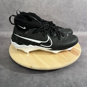 Nike Alpha Huarache NXT Black White Baseball Cleats Men’s Size 10 DJ6517-001